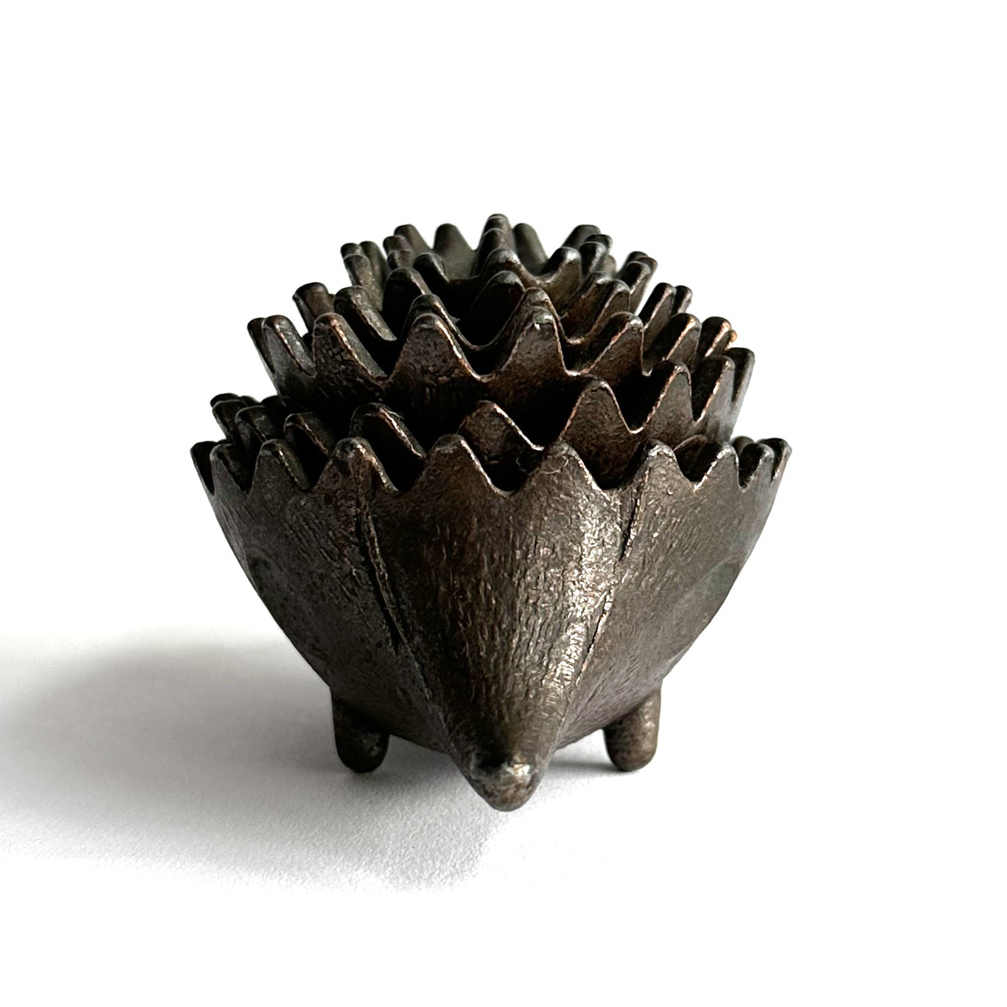Mid-Century Walter Bosse Style Nesting Hedgehog Ashtrays