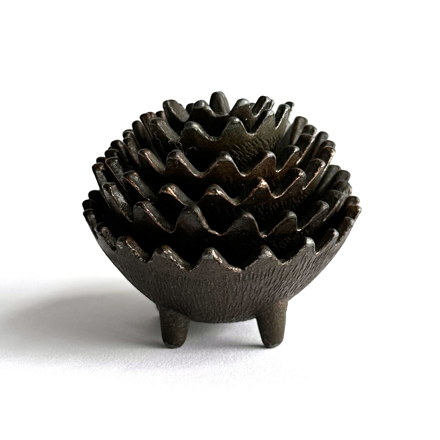 Mid-Century Walter Bosse Style Nesting Hedgehog Ashtrays