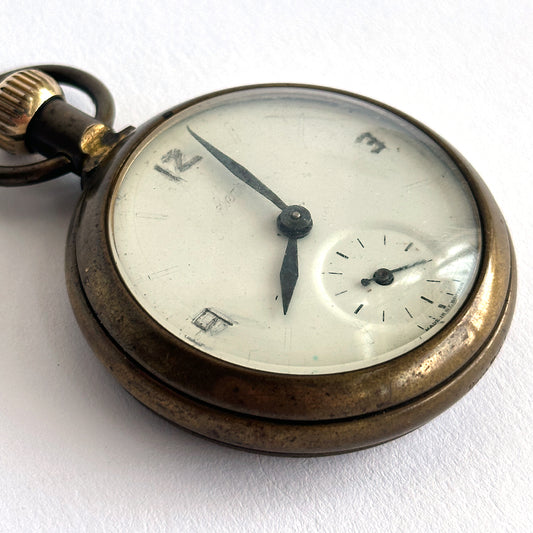 1970's Smiths Industries Patina Custom-Dial Sears Pocket Watch