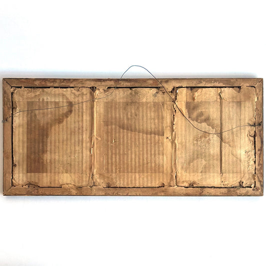 1920's Mexia Texas High School Family Trio Athletic Portraits