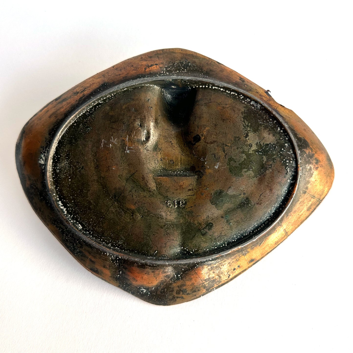 Antique Art Nouveau Mermaid Trinket Dish