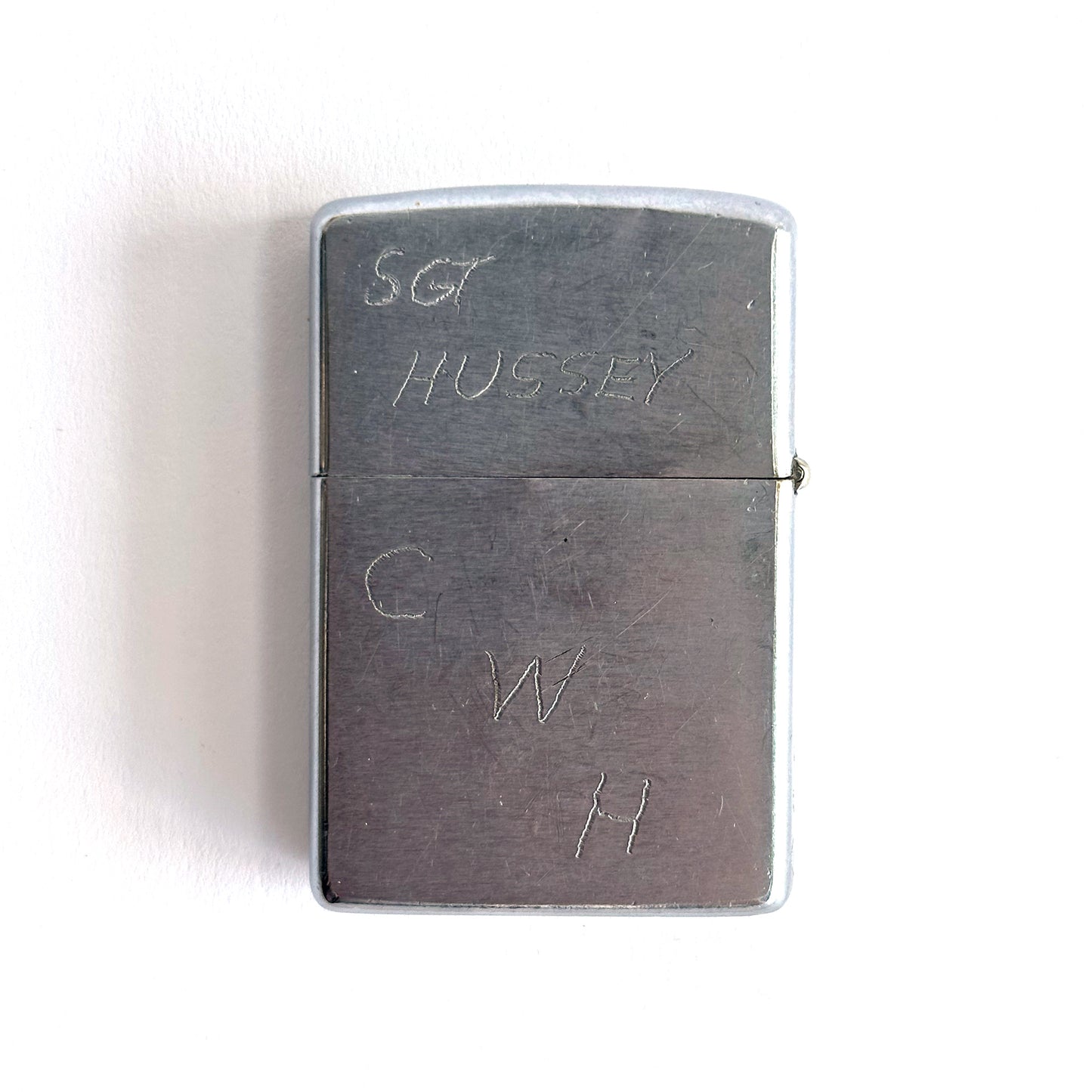 "I Love Her" Engraved Vietnam War Era Zippo Lighter