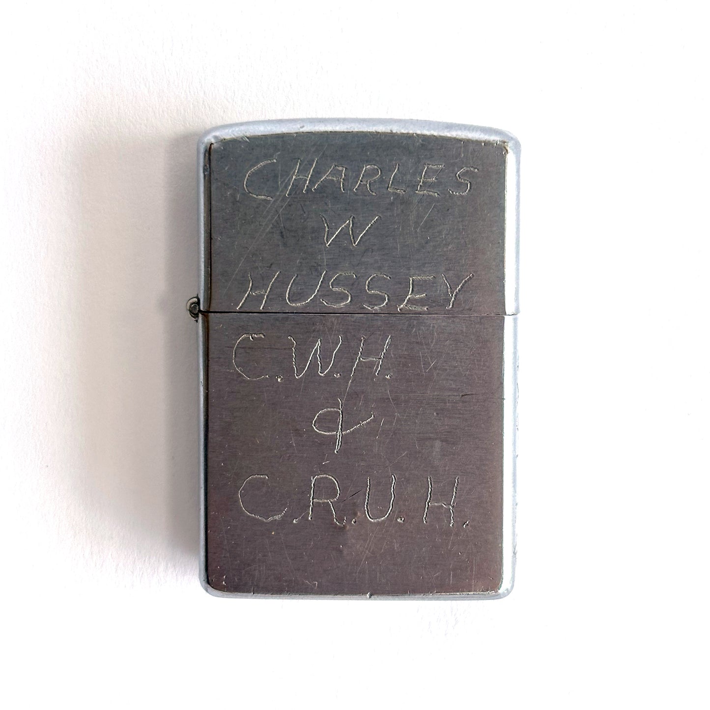 "I Love Her" Engraved Vietnam War Era Zippo Lighter