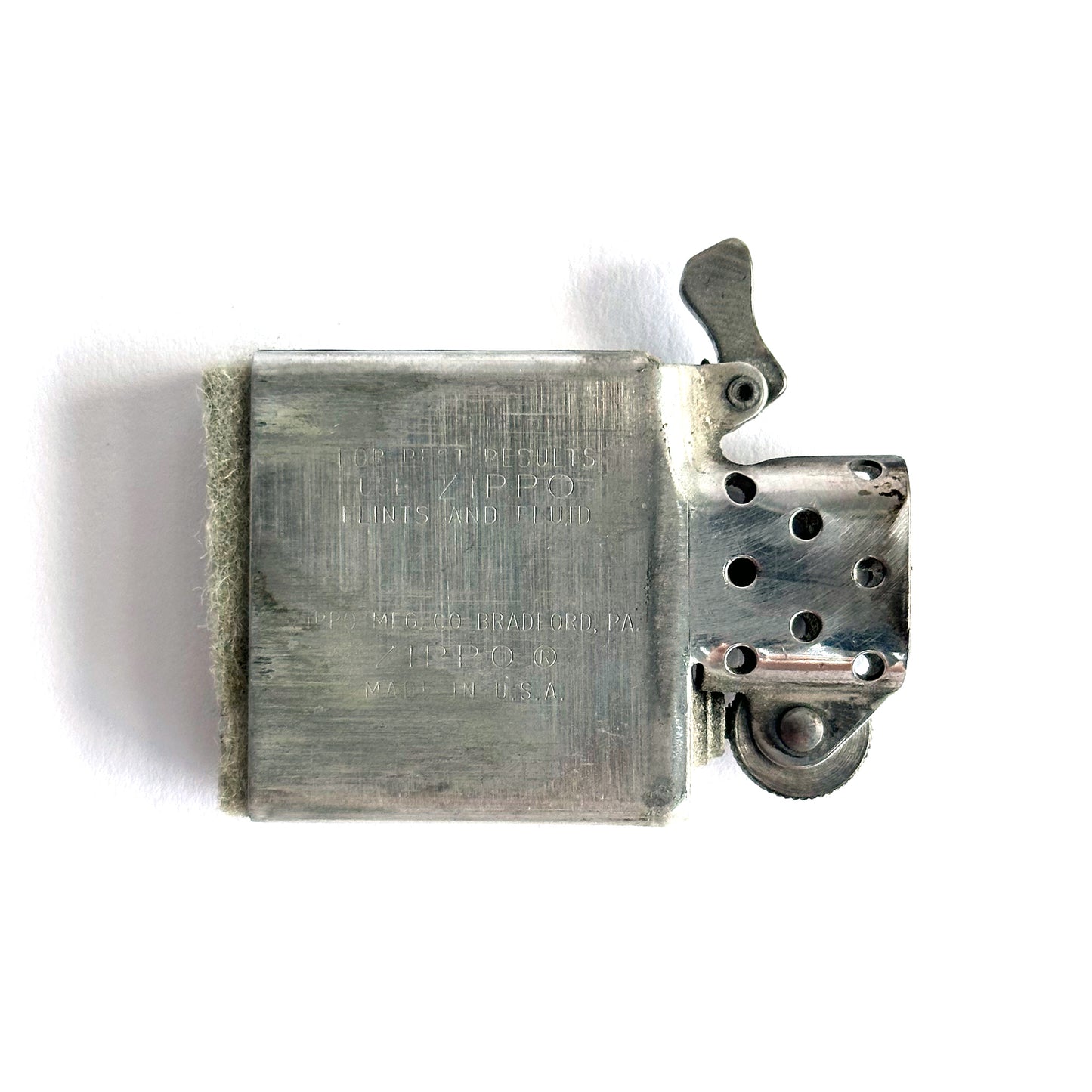 "I Love Her" Engraved Vietnam War Era Zippo Lighter