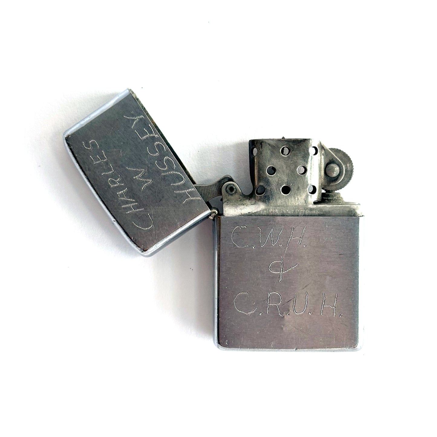 "I Love Her" Engraved Vietnam War Era Zippo Lighter